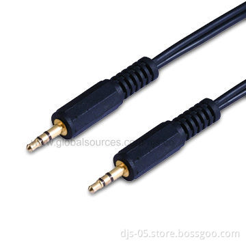 DC 3.5 Male-to-male Audio Cable with High Performance, RoHS Compliant